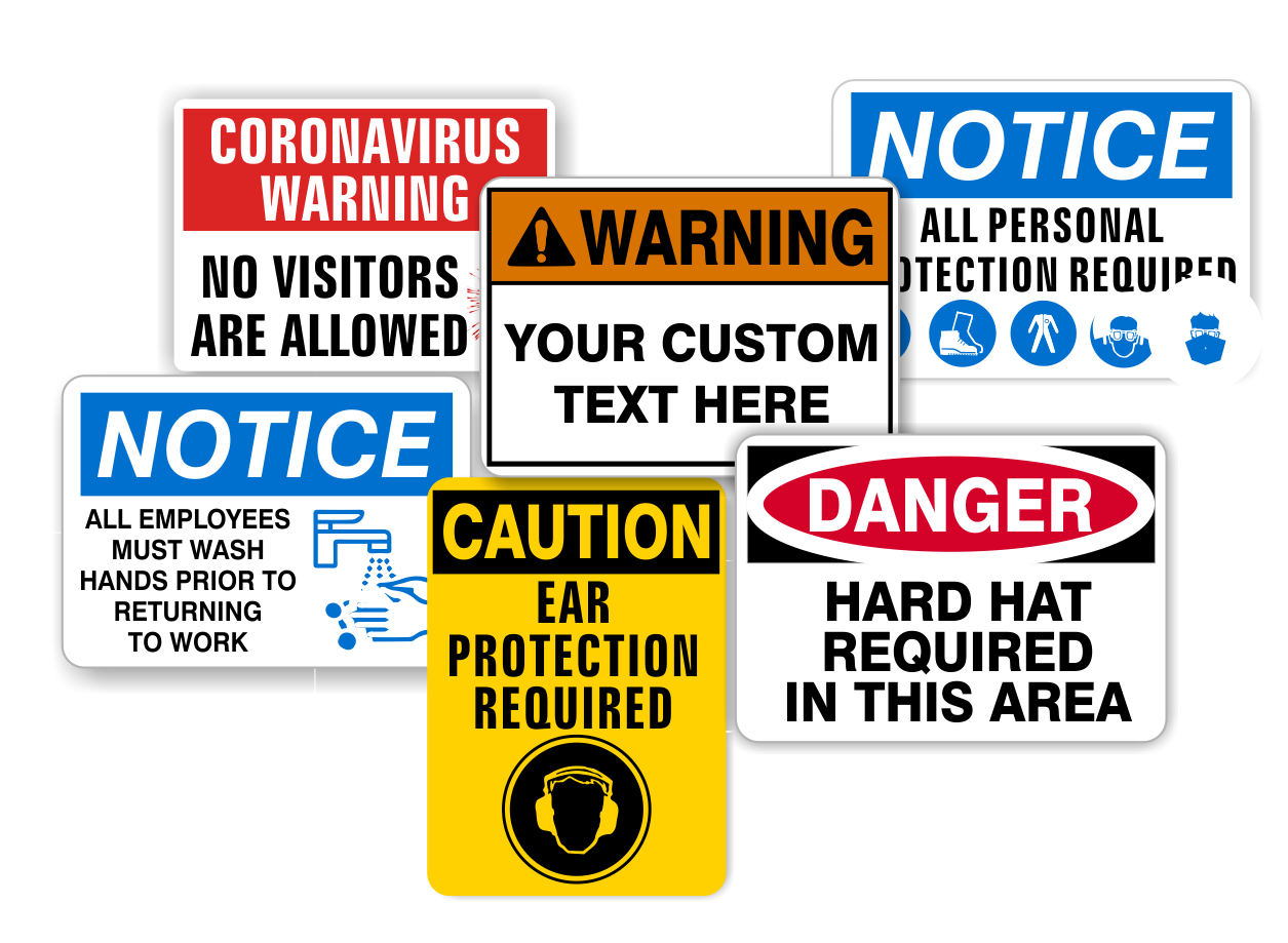 safety and workplace signs